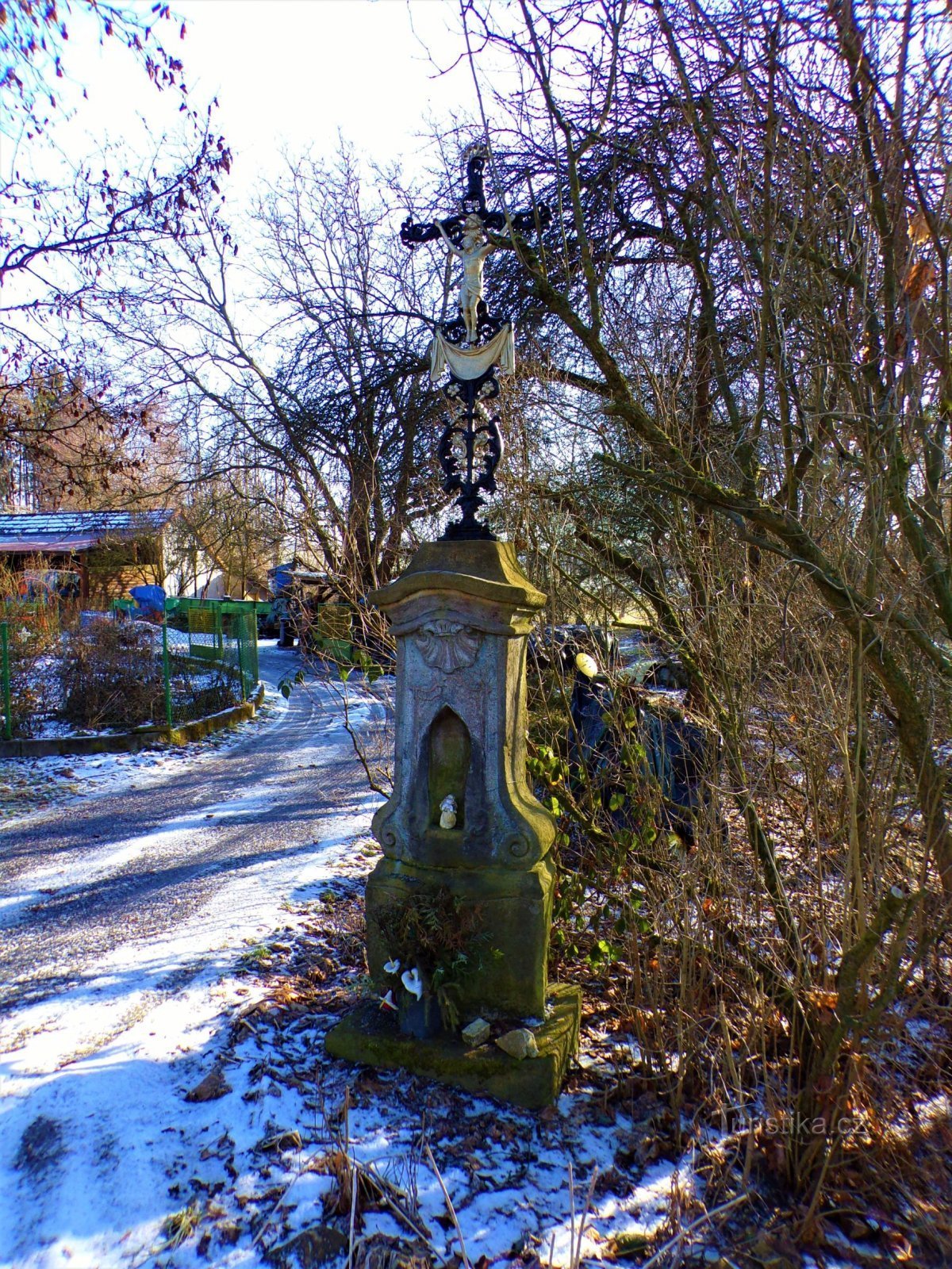 Krzyż pod nr 49 (Mezilečí, 18.1.2022)