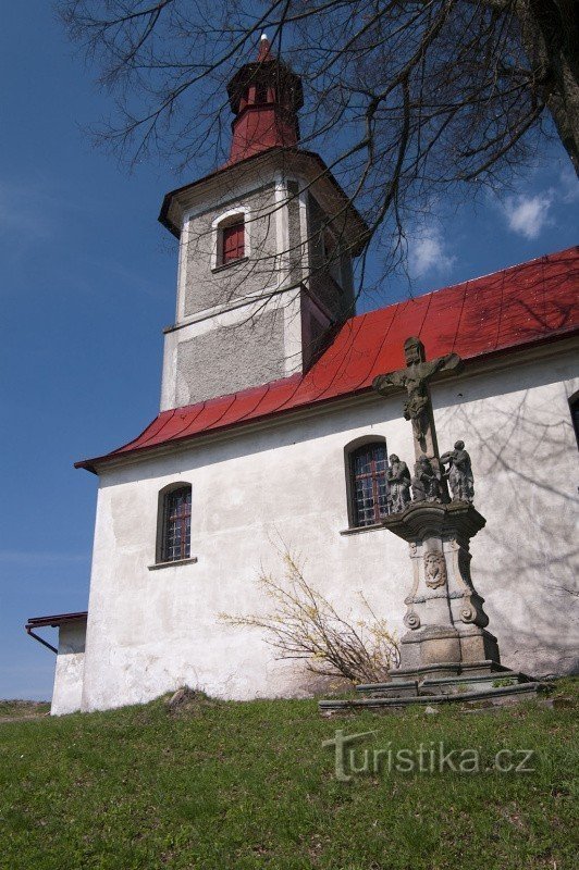 Croix à l'église