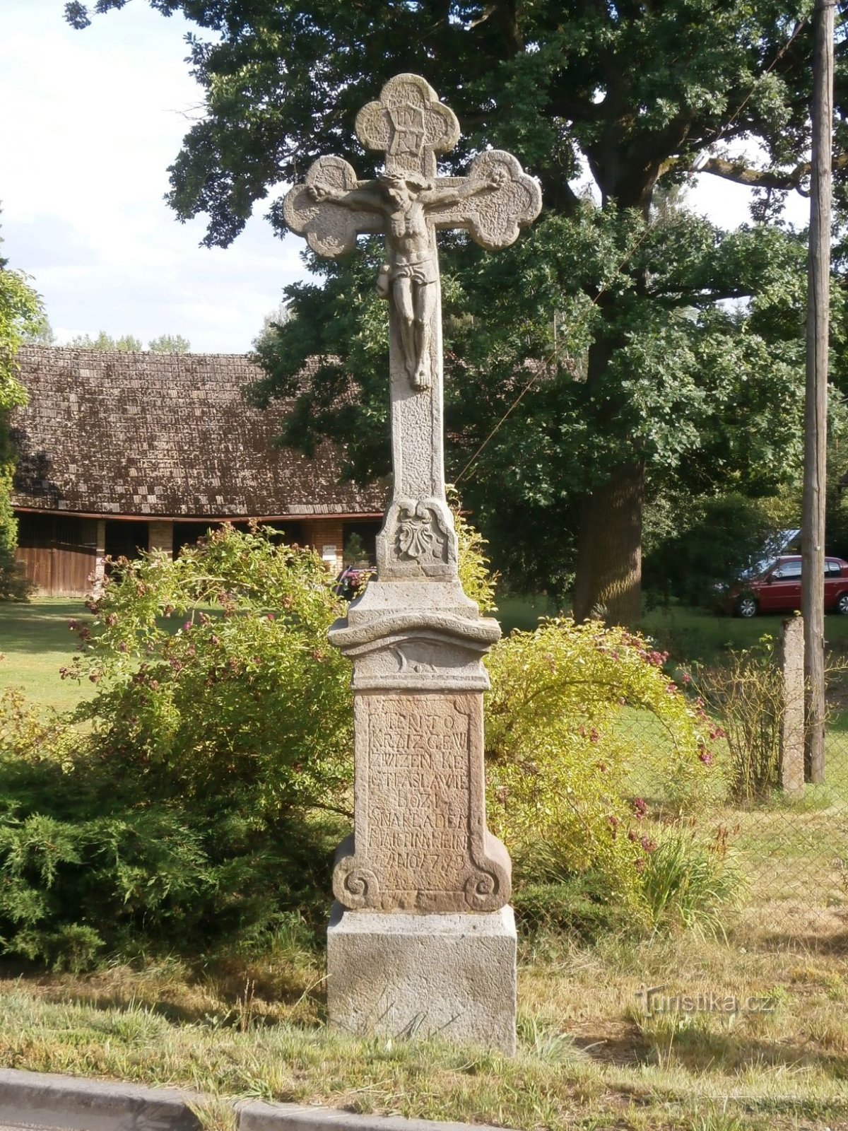 Cross near Mandle (Havlovice, 4.8.2016 augusti XNUMX)