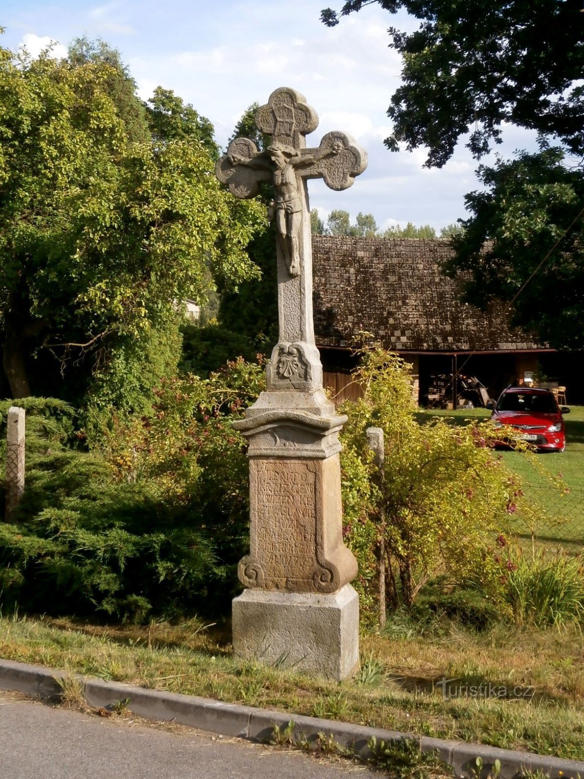 Cross near Mandle (Havlovice, 4.8.2016 augusti XNUMX)