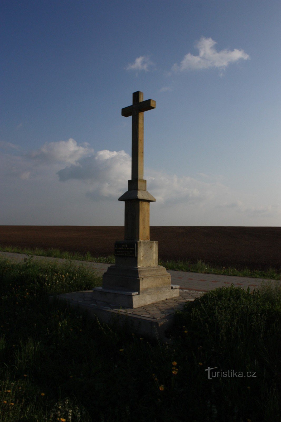 Kruis in het midden van Moravië