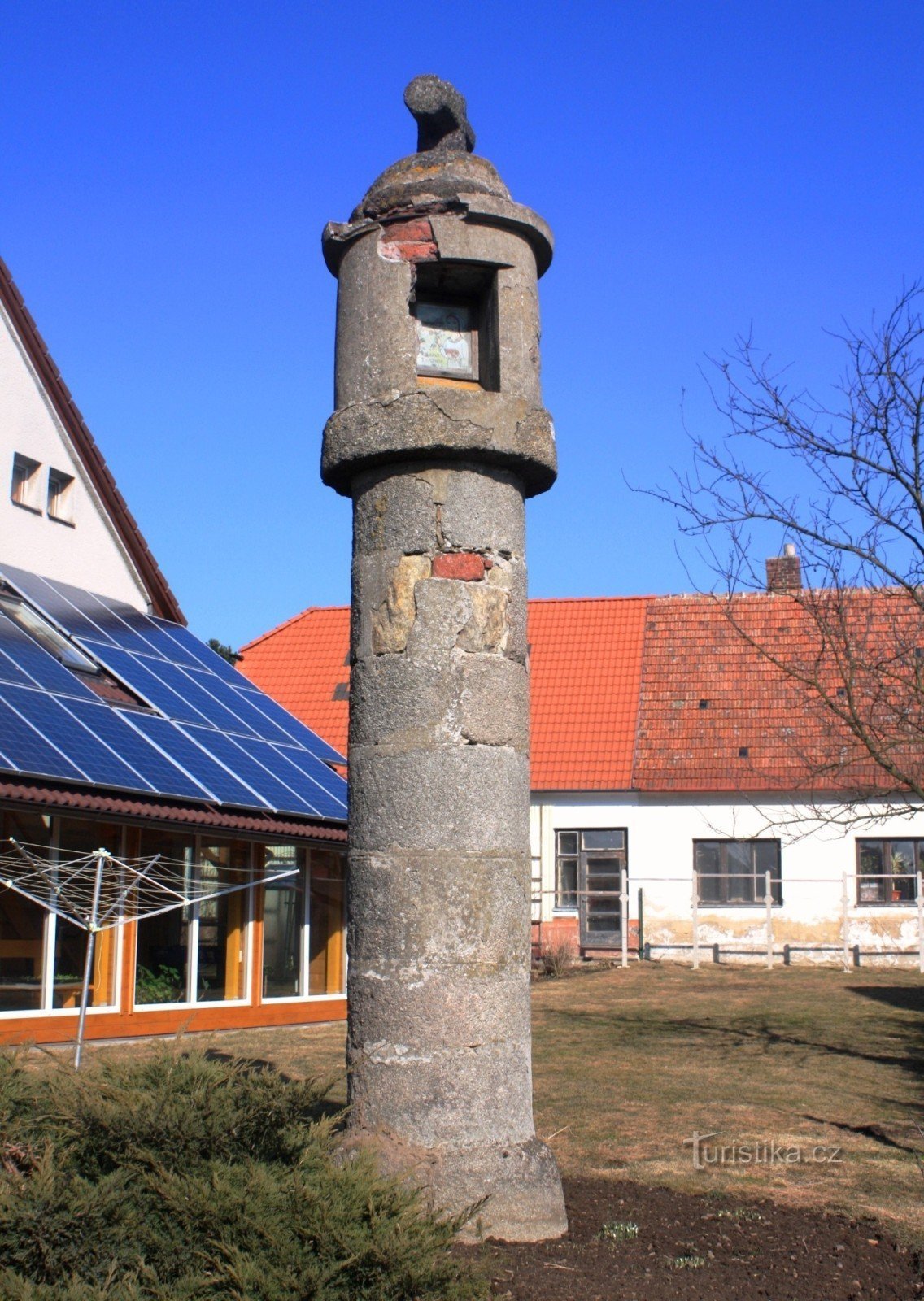 Křižanov - tourment de Dieu dans la rue Ořechovská