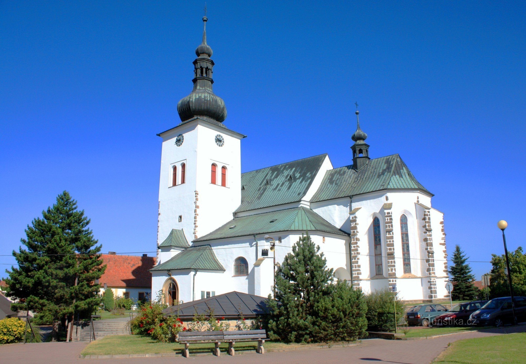 Křižanov - Pyhän Nikolauksen kirkko. Venceslas 2009