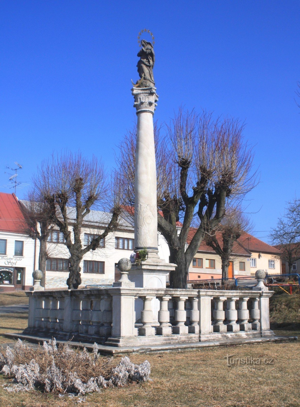 Křižanov - Colonne mariale