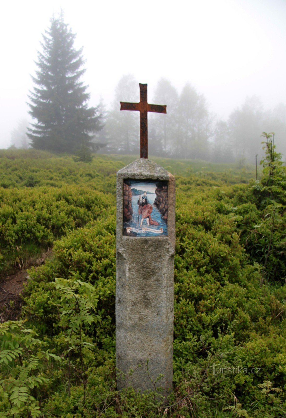 Křížek near Huťská Hora