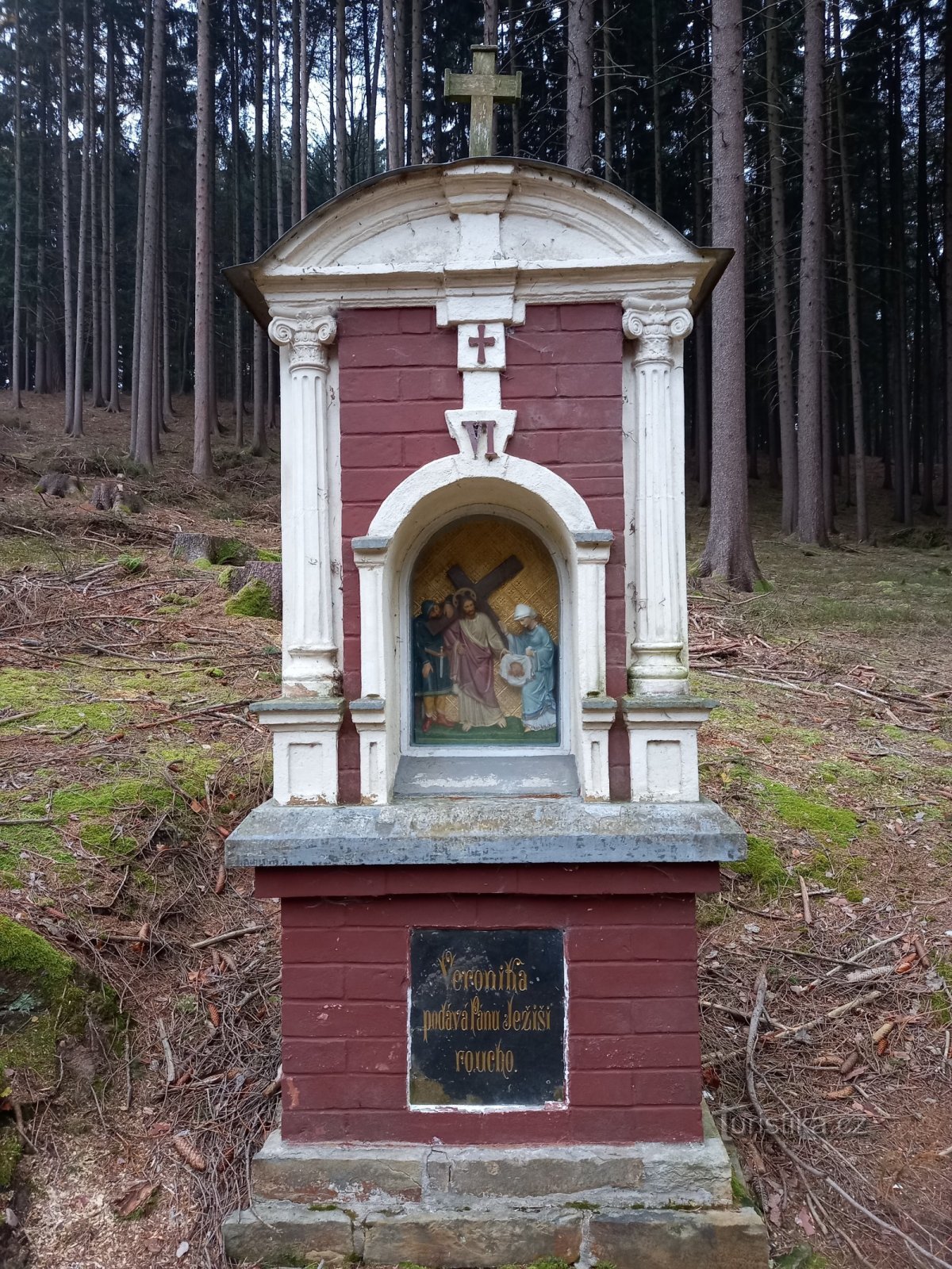 La Via Crucis di Přypychy - la sesta tappa