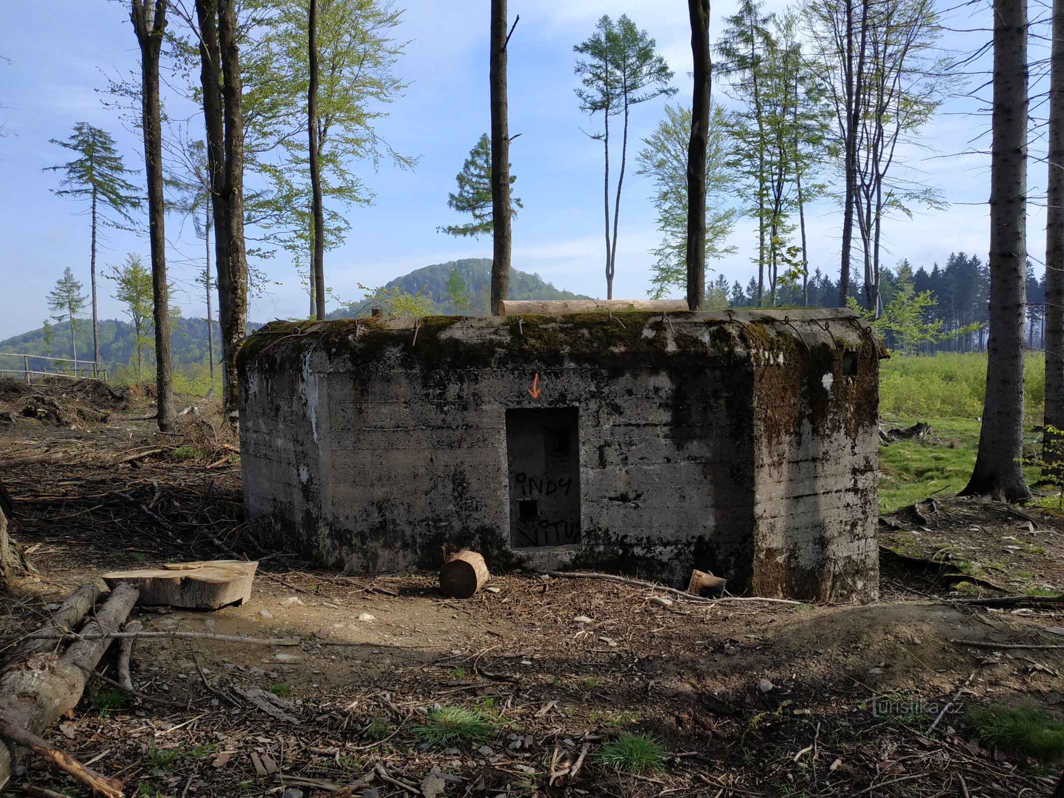 Křížový Buk - Sedlo pod Studenec - оглядовий майданчик Студенець - Studený - Pavlína údolí