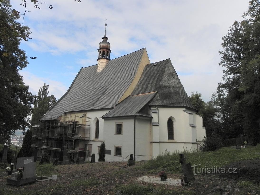 Křížový vrch, Church of the Ascension of St. Crisis