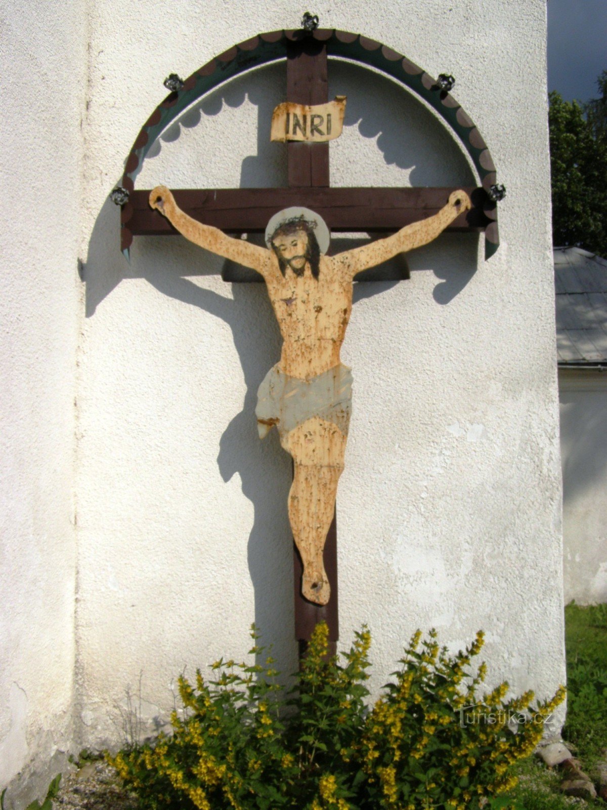 Křížový-Hügel mit der Kapelle St. Anne