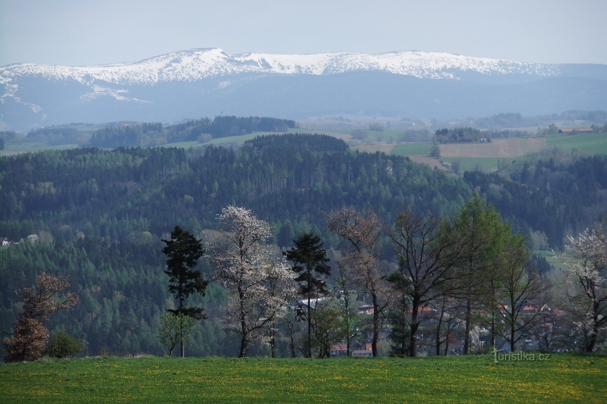 Krkonoše z Kozákova