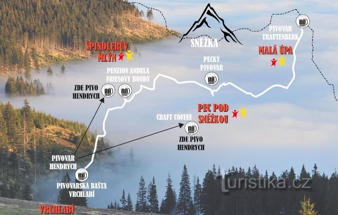 Krkonoše beer trail, the real beer tourism