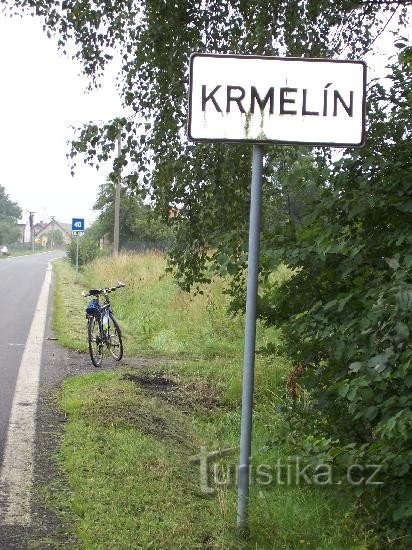 Krmelín: Eingang zu Krmelín.