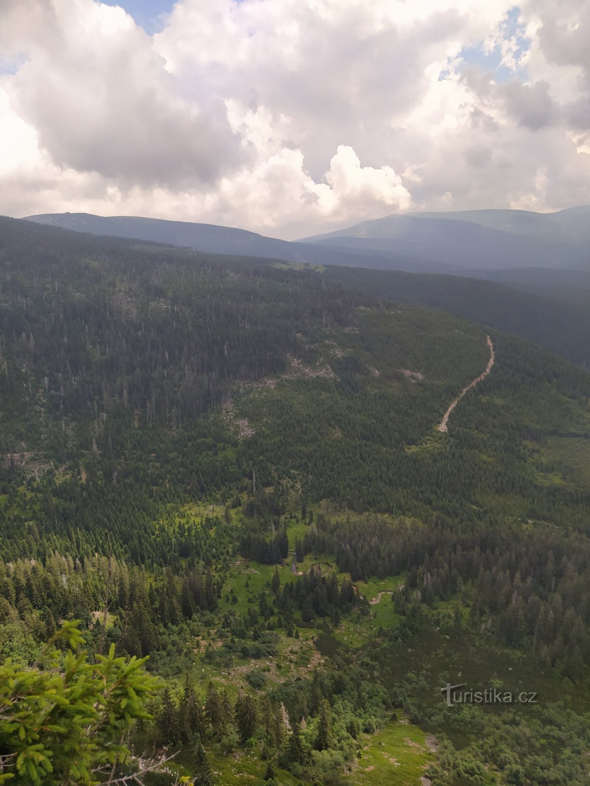 KRNAP - Weg von Buchara, Aussichtspunkt von Ambrož