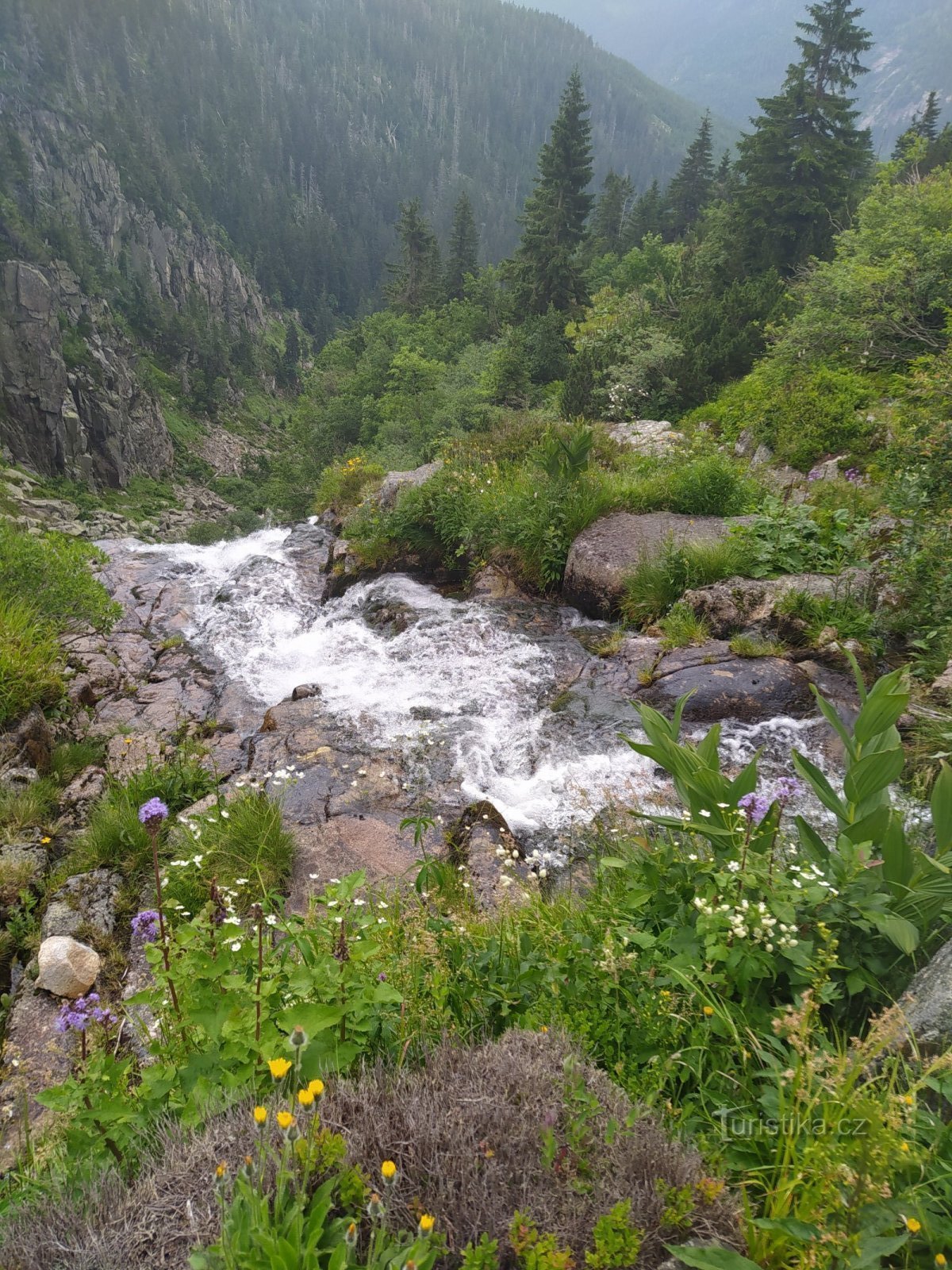 KRNAP - Elbe waterfall