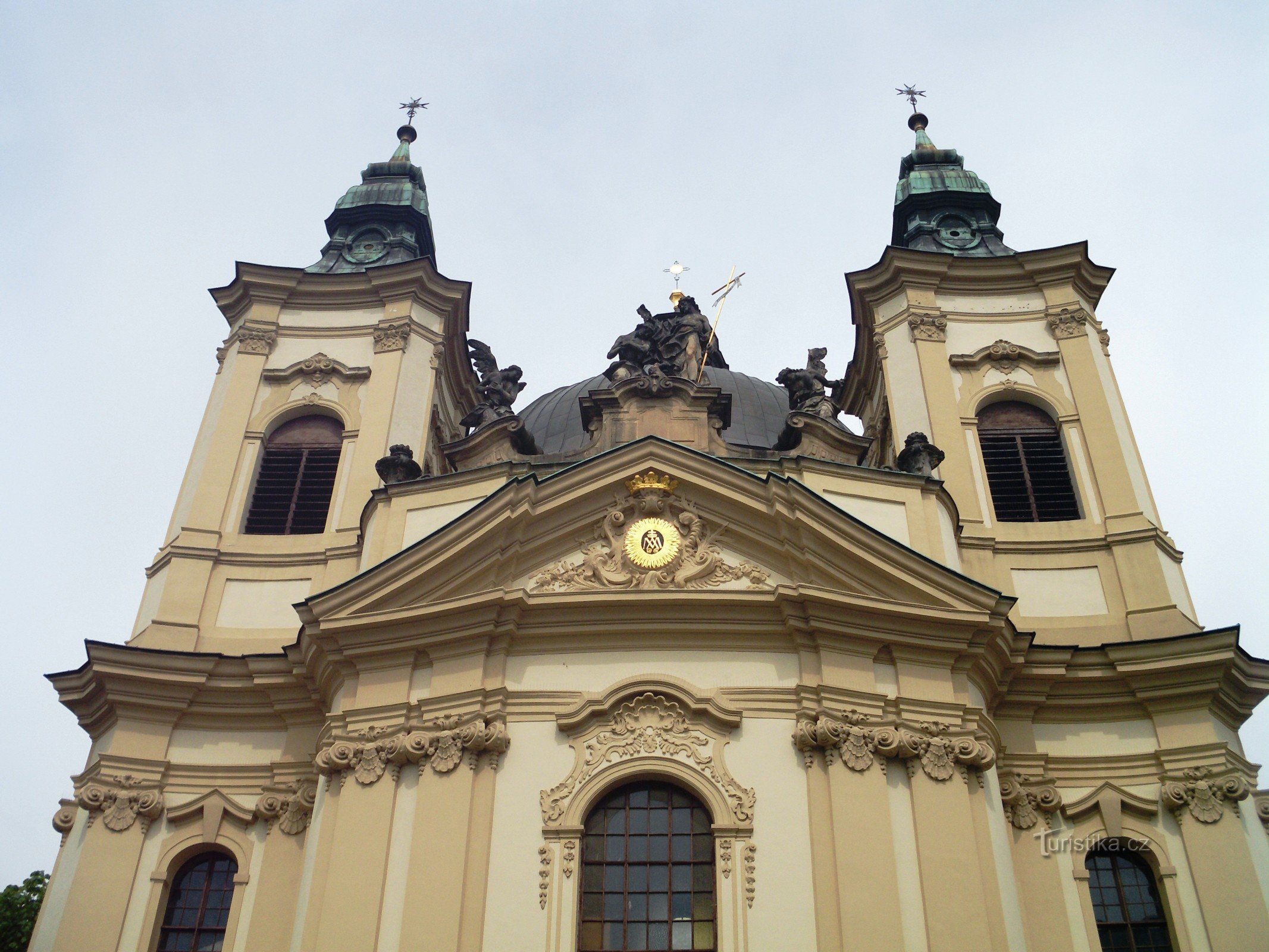 Kroměříž - kyrkan St. Johannes Döparen