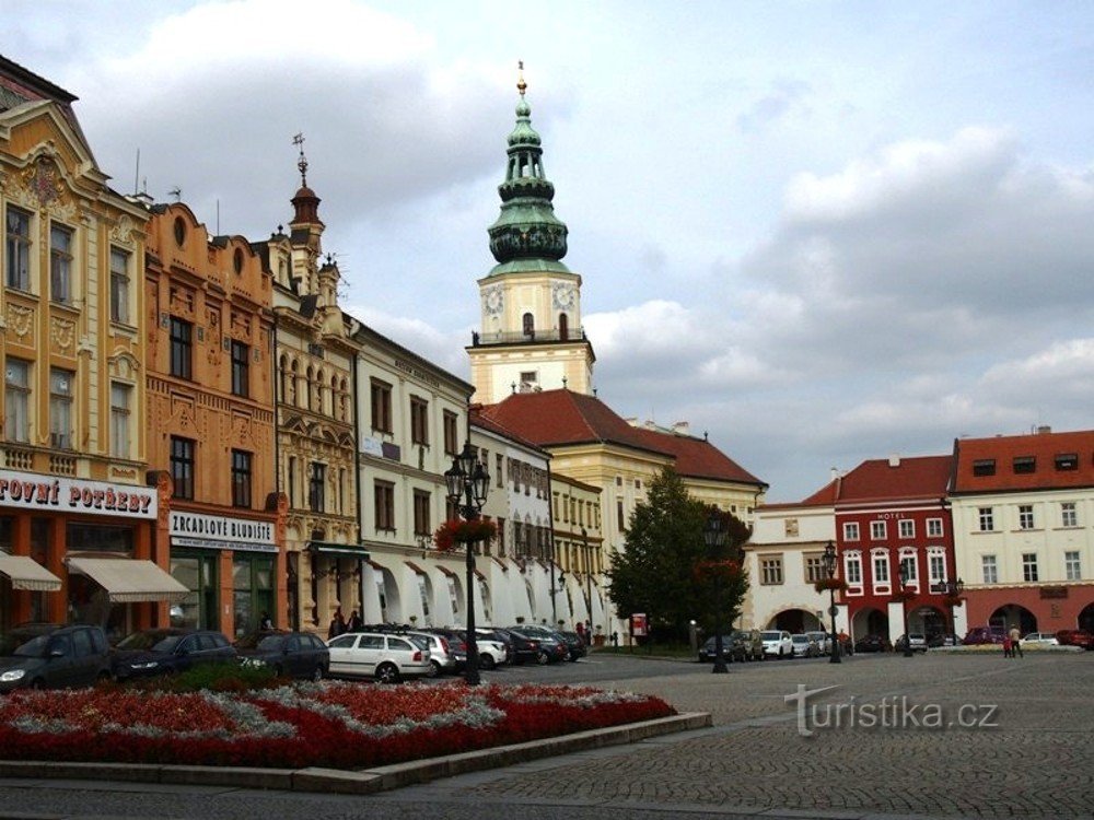 Kroměříž, πλατεία