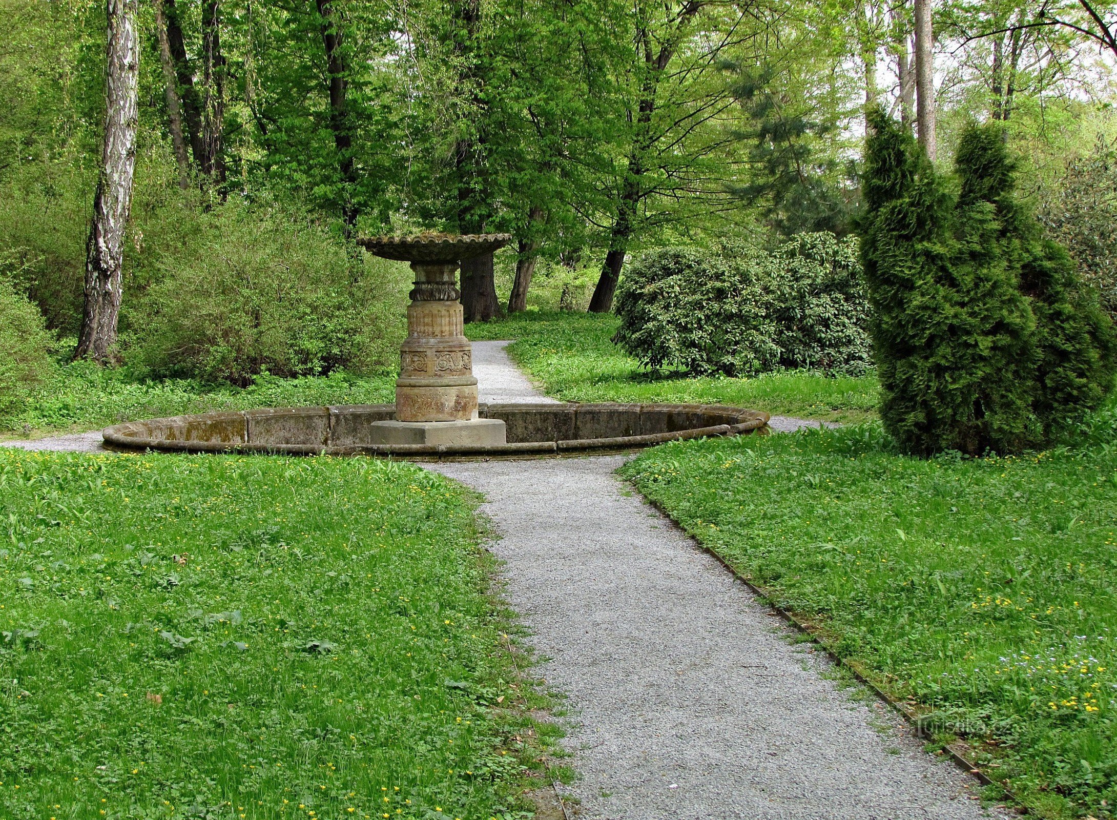 Kroměříž - Podzámecká-tuin