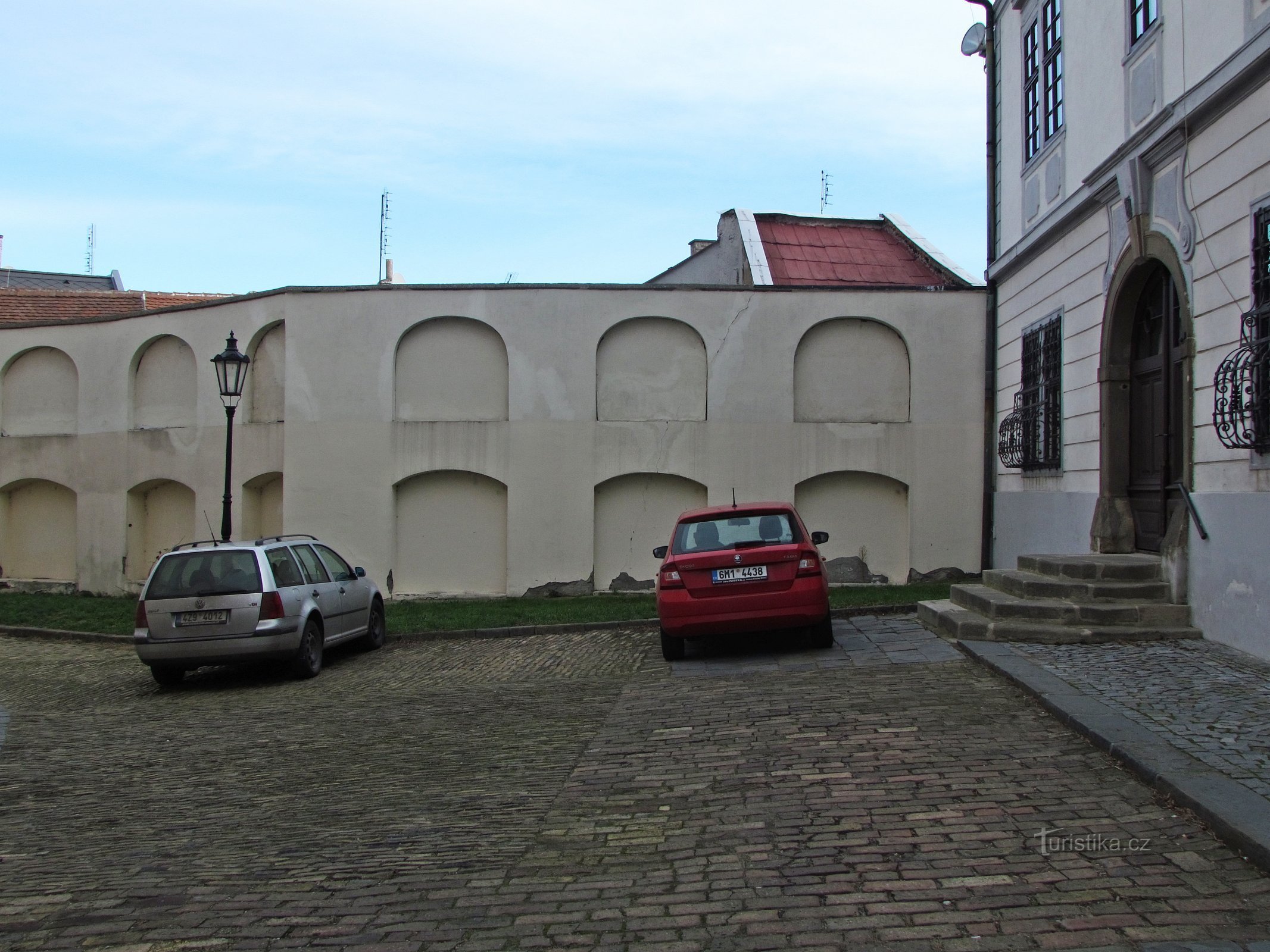 Kroměříž - Ločilni zid