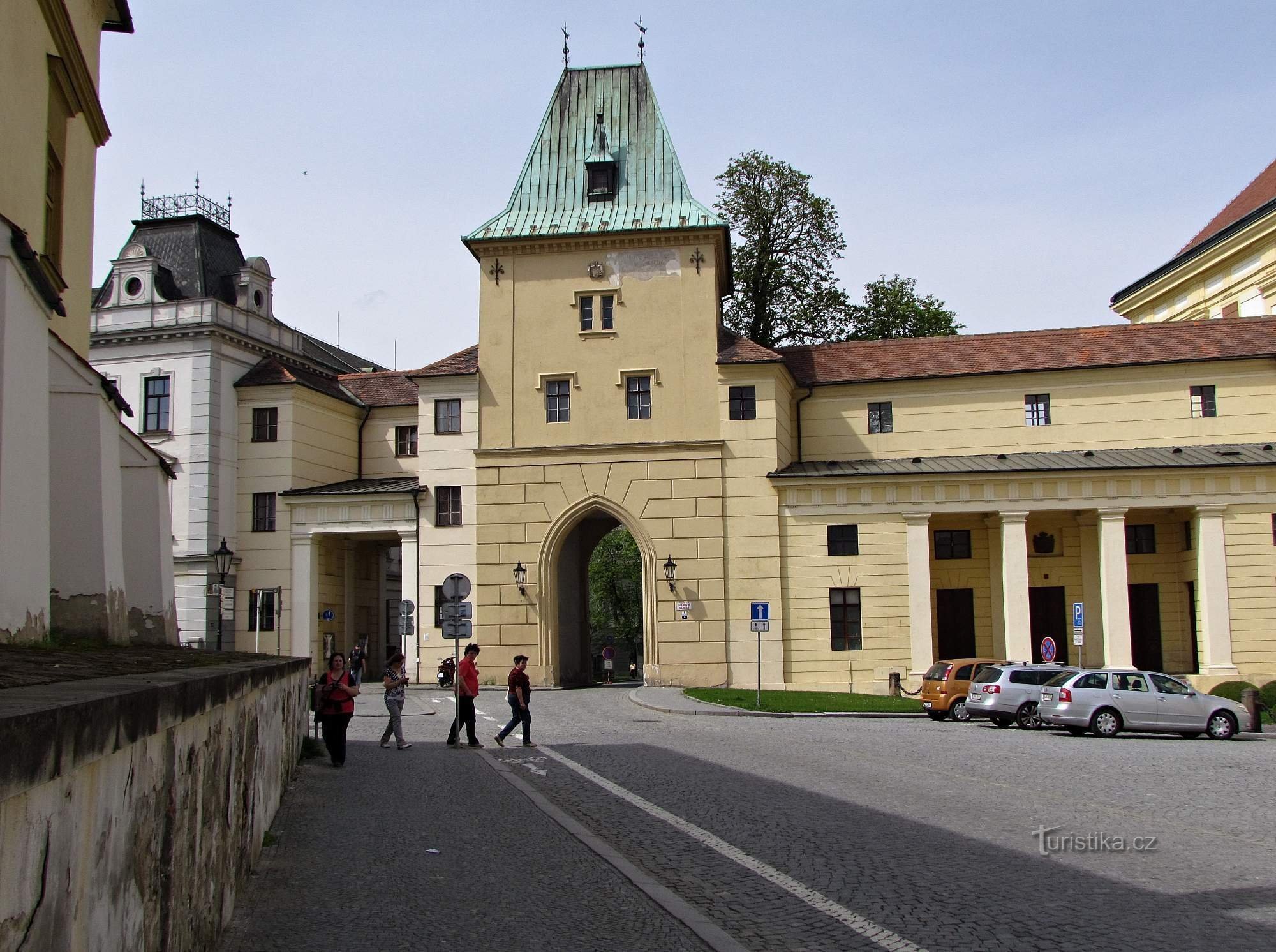 Kroměříž - Plaza del Parlamento