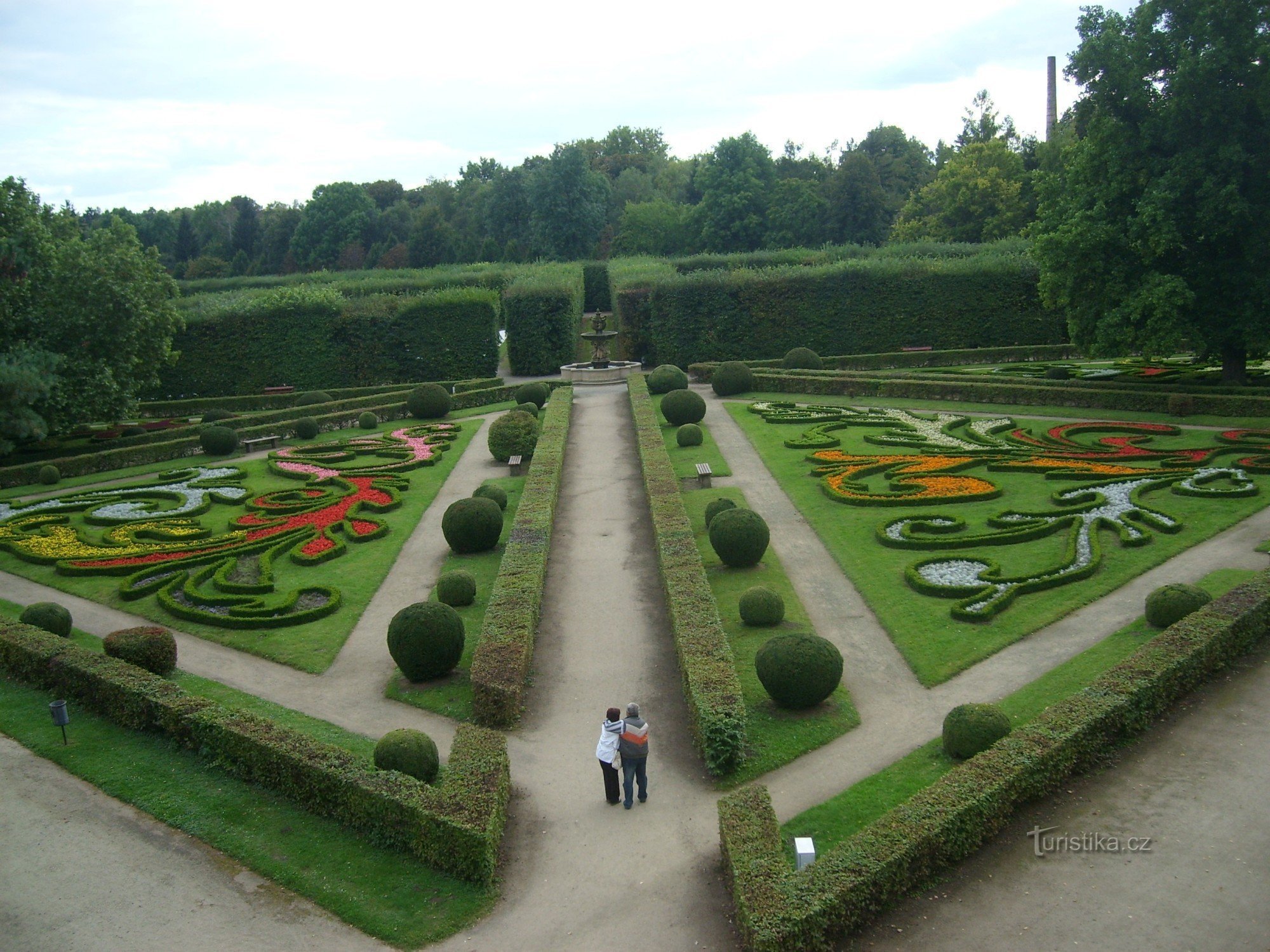 Jardin de fleurs de Kroměříž