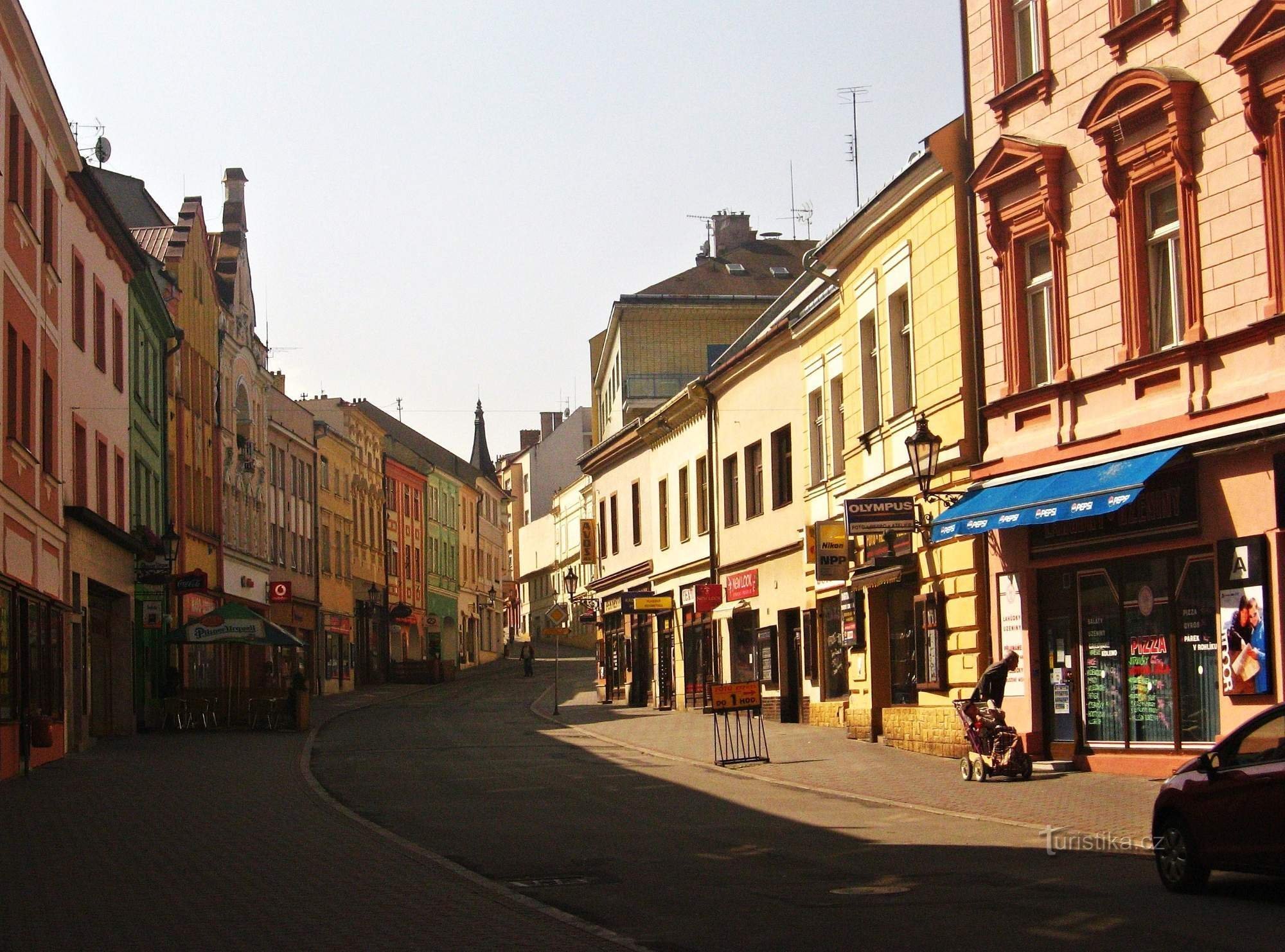 Straße Kroměřížská Vodní