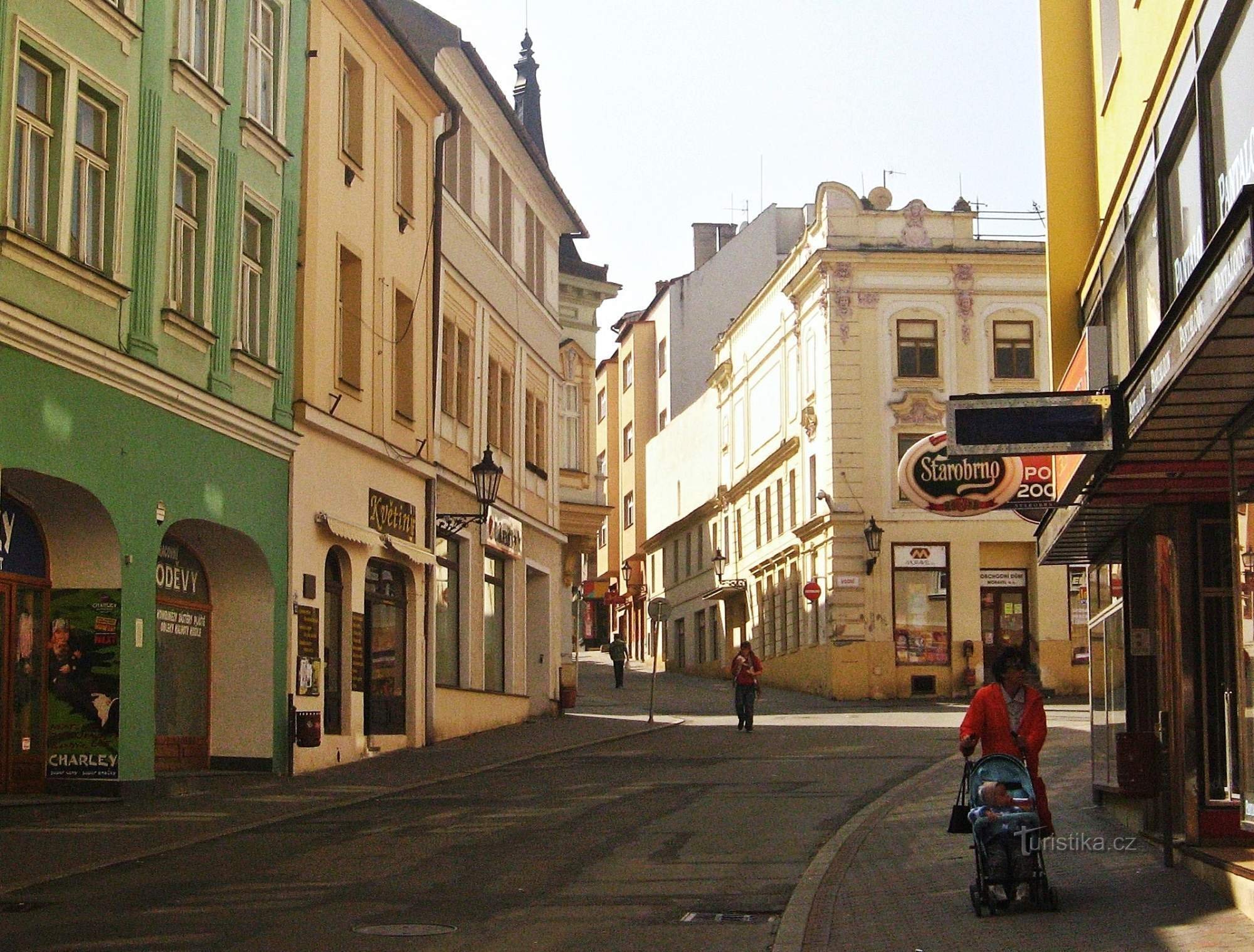 Straße Kroměřížská Vodní