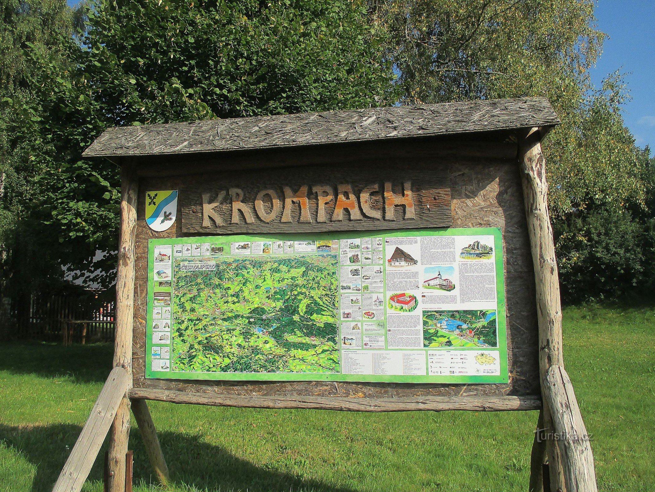 Krompach - vägskäl