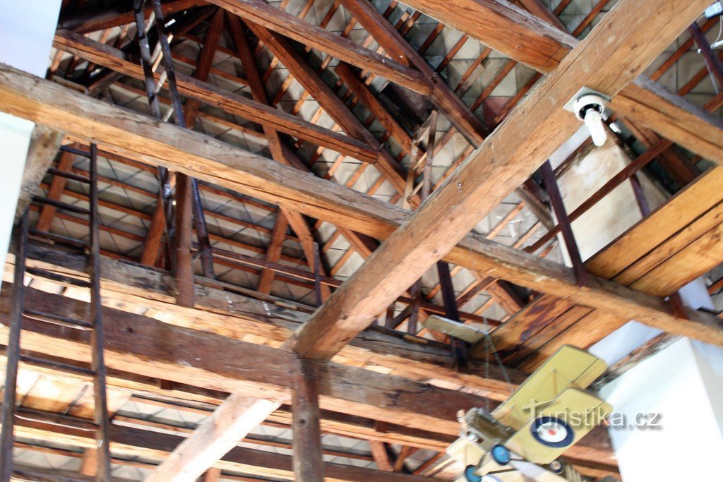 The roof of the museum building