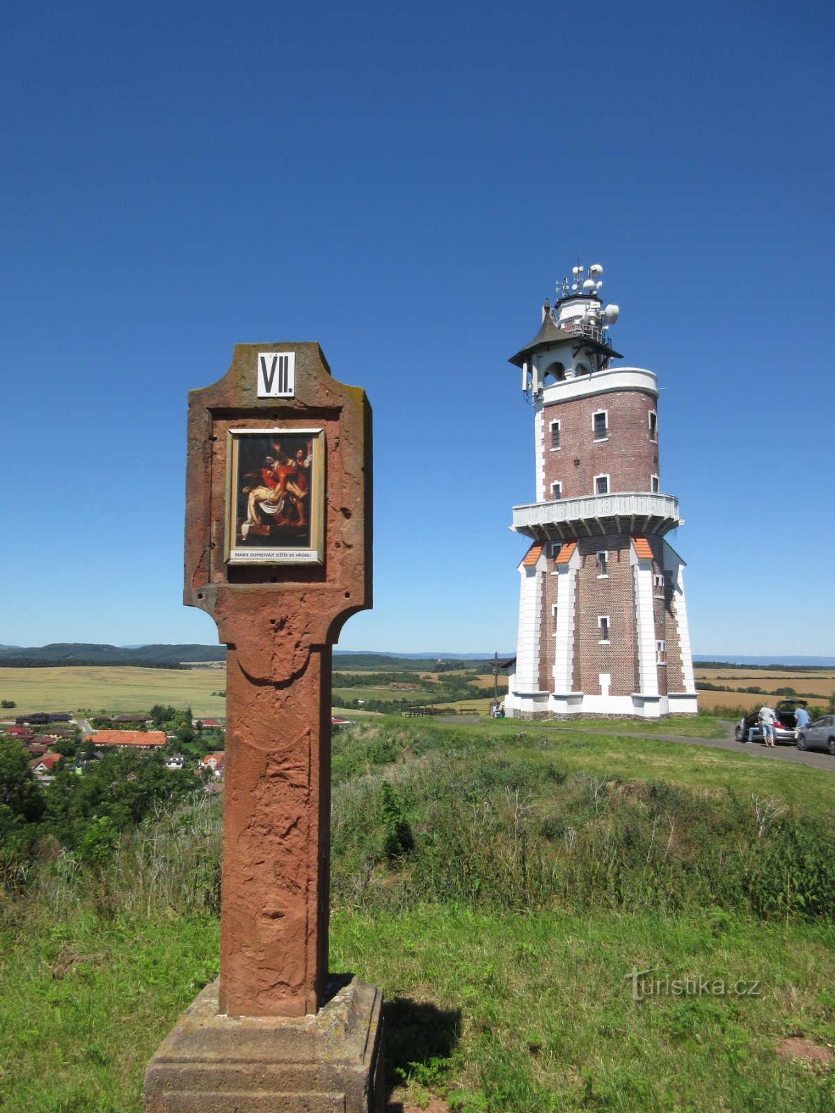 Kryry - Tour de guet de Schiller, chemin de croix et autres attractions