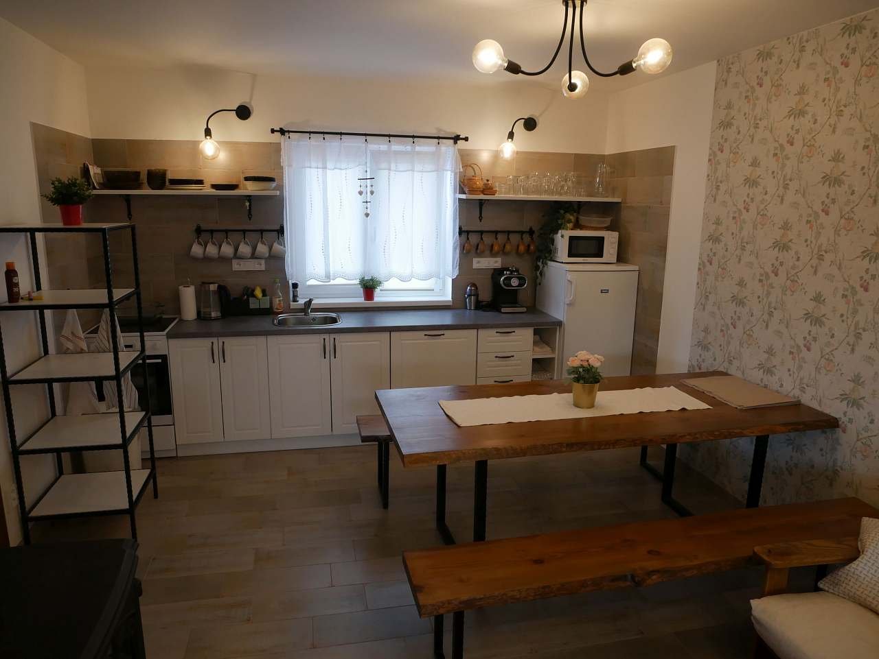 Kitchen and dining room