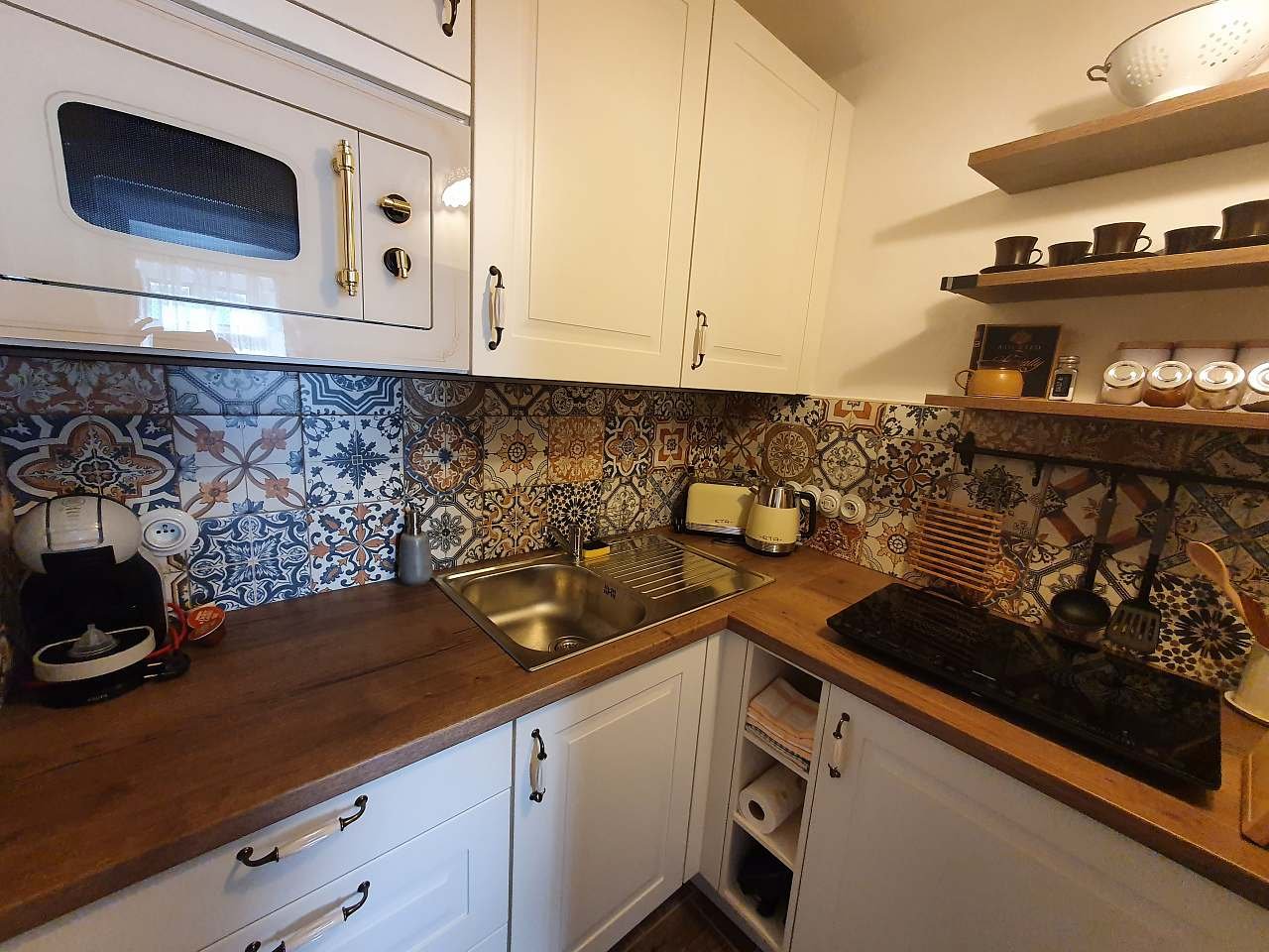 Kuchyňský kout, apartmán U Netopilů