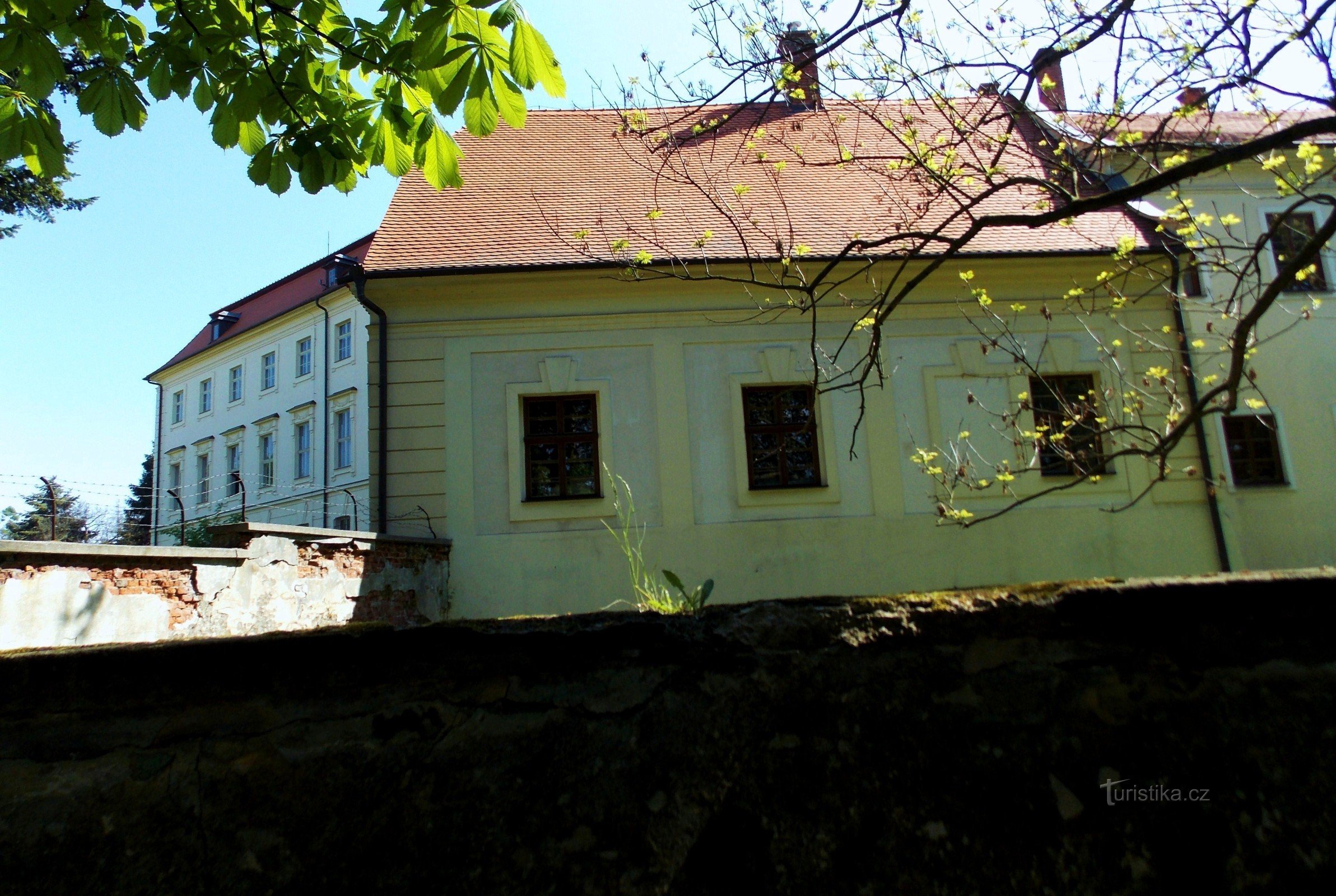 Cultureel monument - kasteel in Bystřec pod Hostýnem