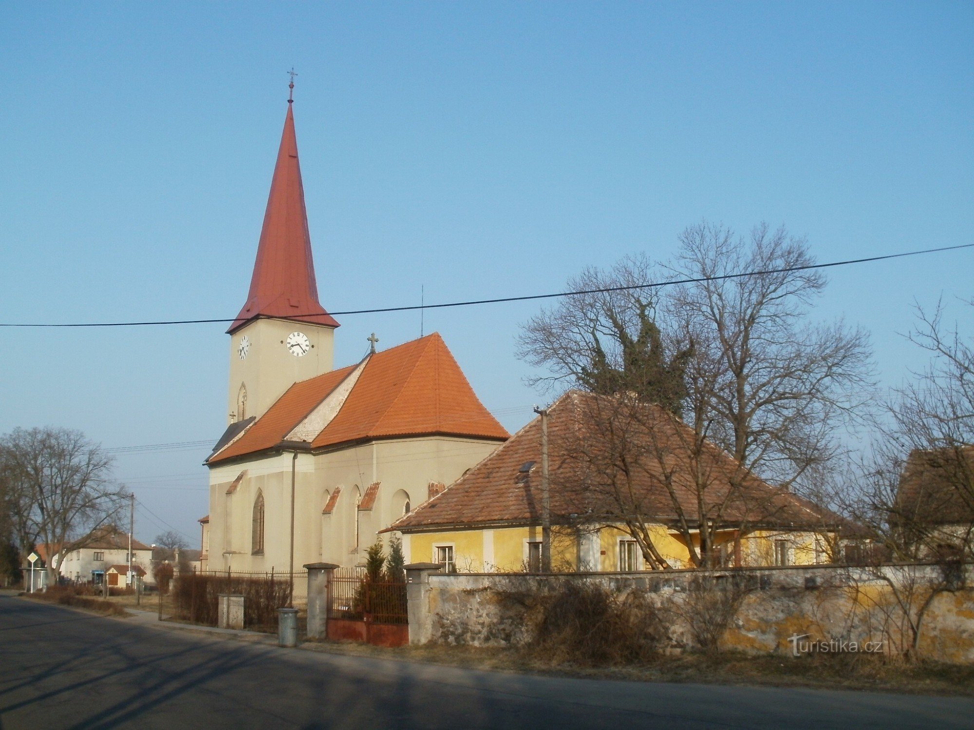 Kunětice - kyrkan St. Bartolomeus