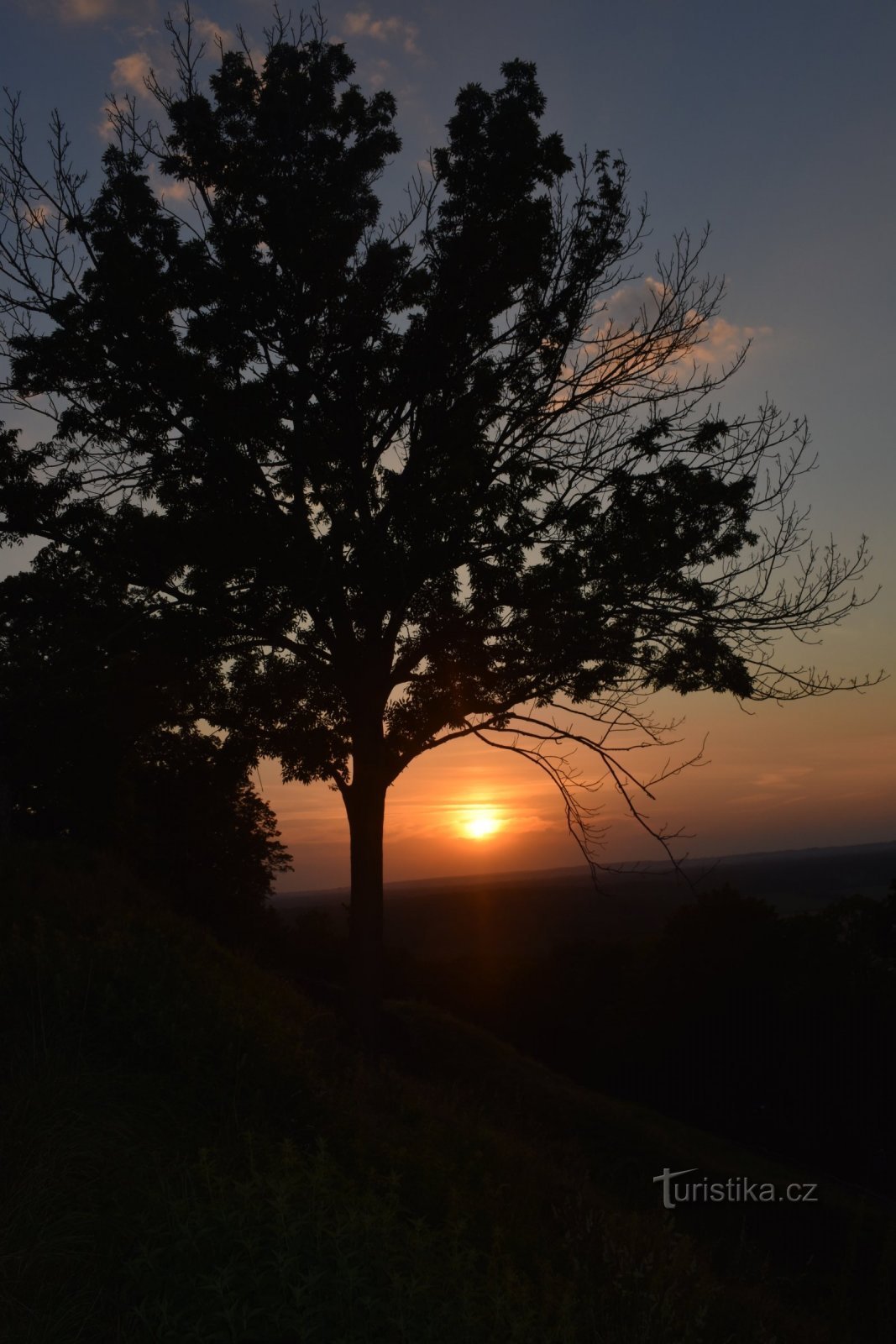 Kunetica-berg - wanneer de zon ondergaat