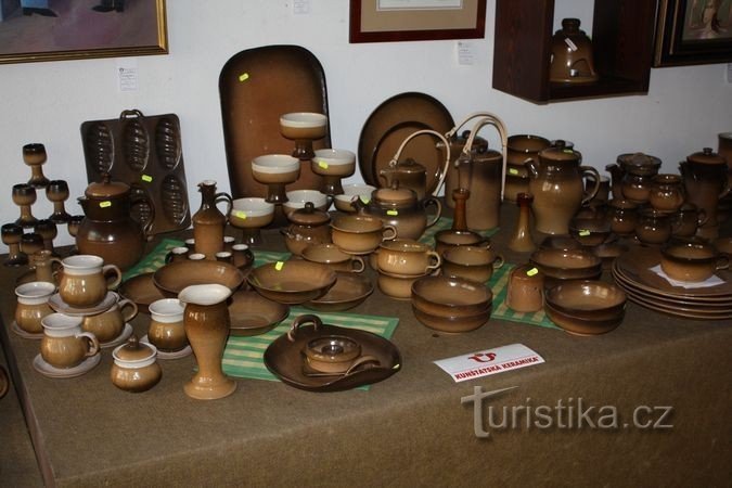 Kunštát - Galleria delle ceramiche di Kunštát