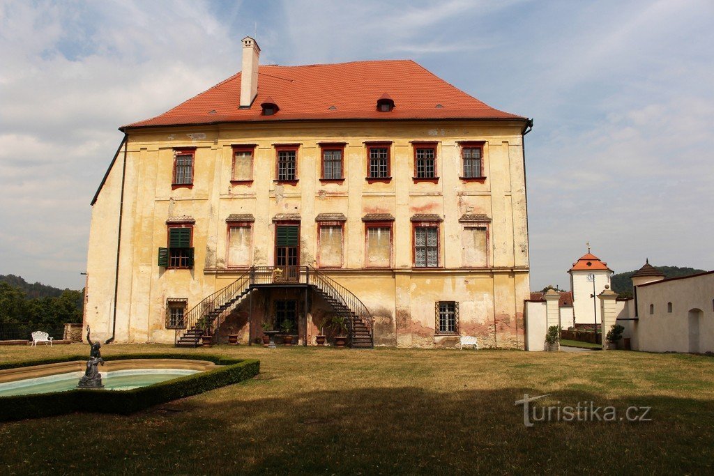 Kunštát, a vár déli oldala