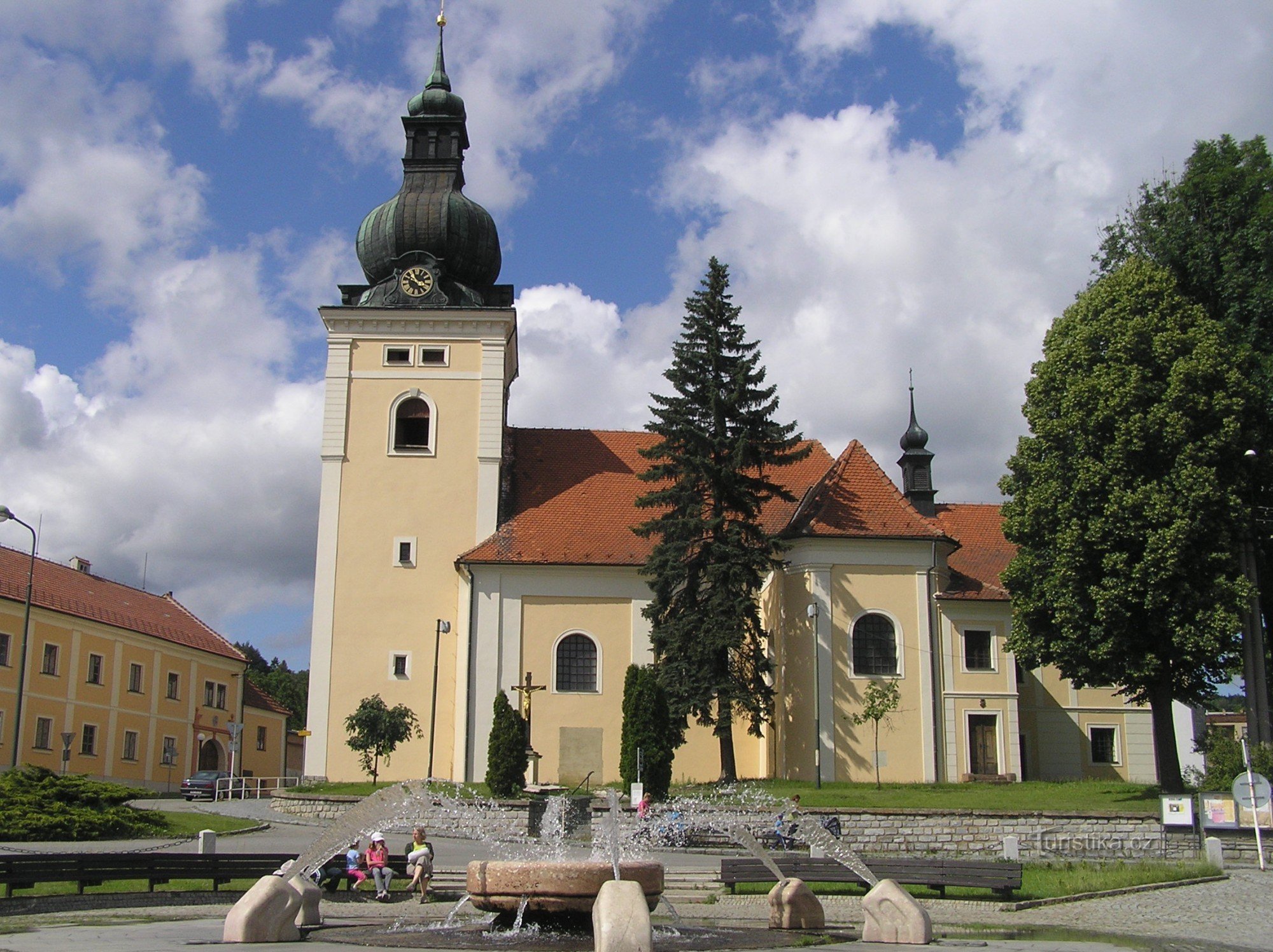 Kunštát - Kyrkan St. Stanislav (juli 2009)