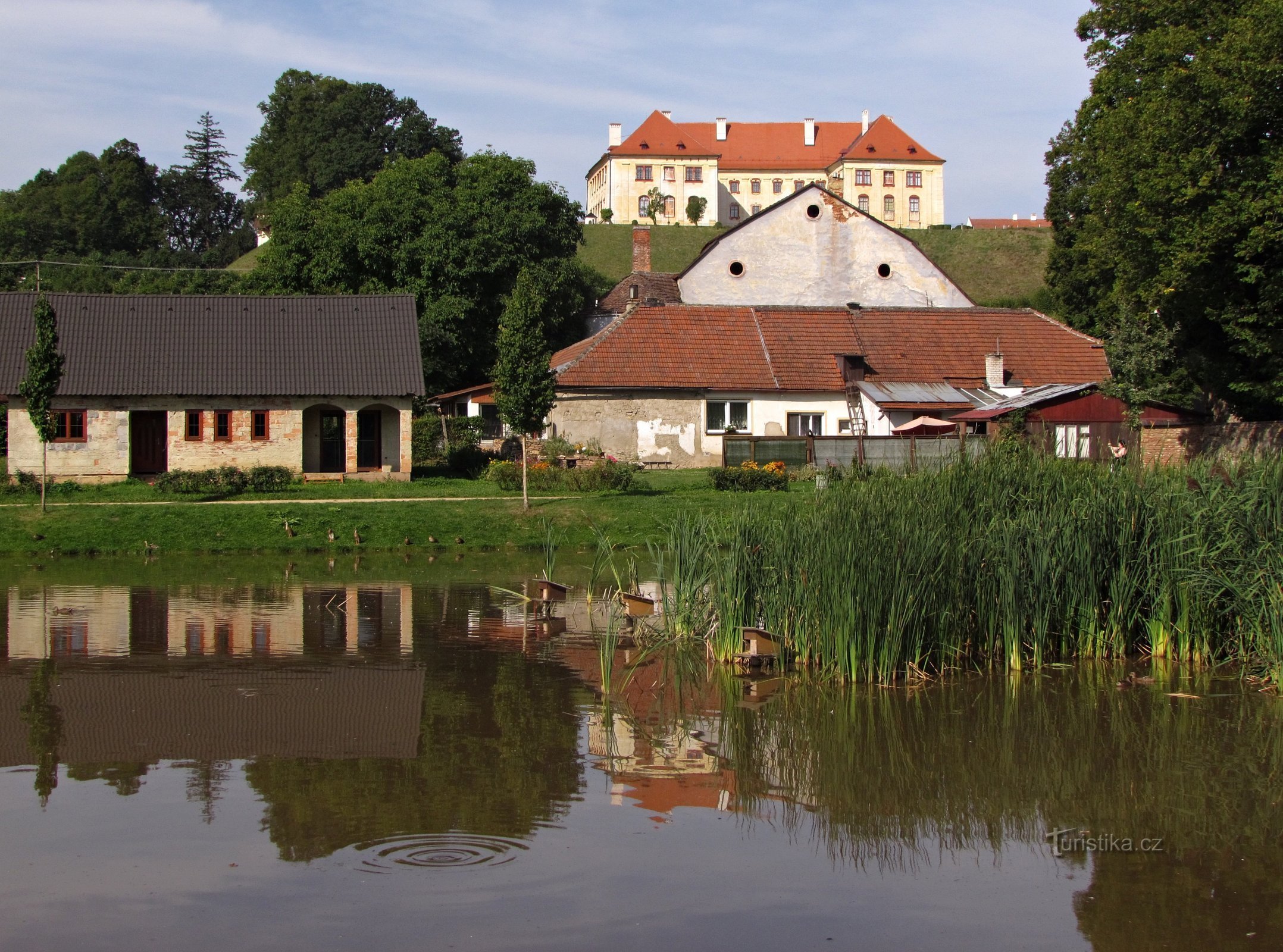 Kunštát - Jardim da mansão