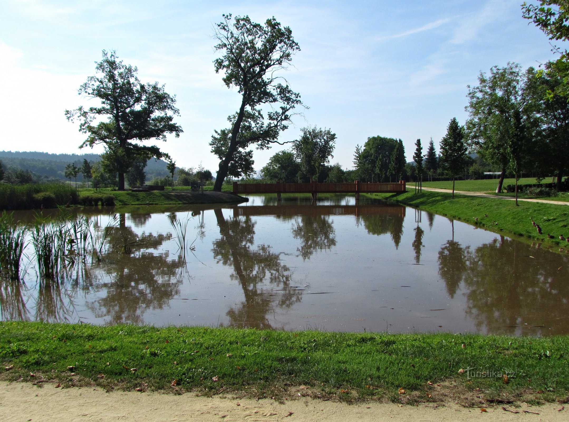 Kunštát - Manor garden