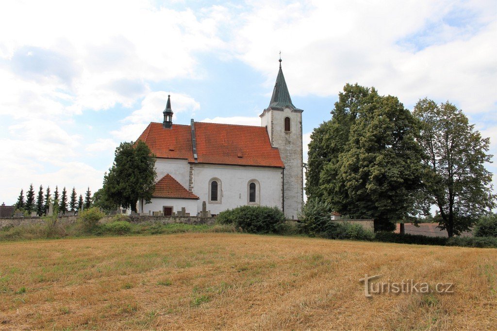 Kvašňovice, igreja de St. Bartolomeu