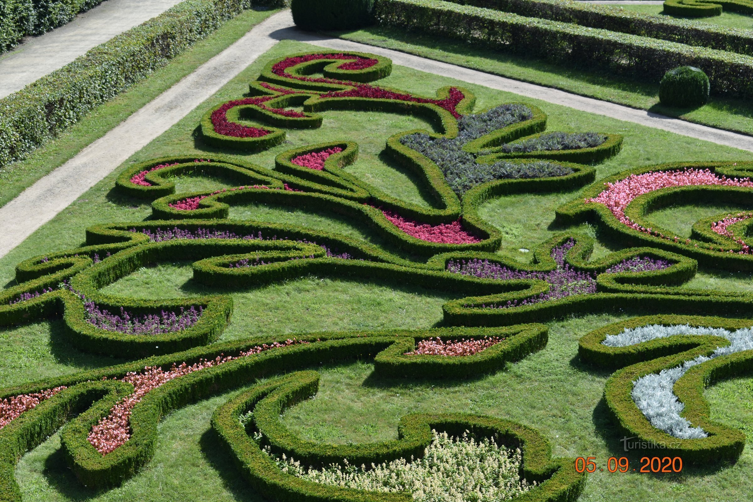 Jardin de fleurs (Libosad) à Kroměříž