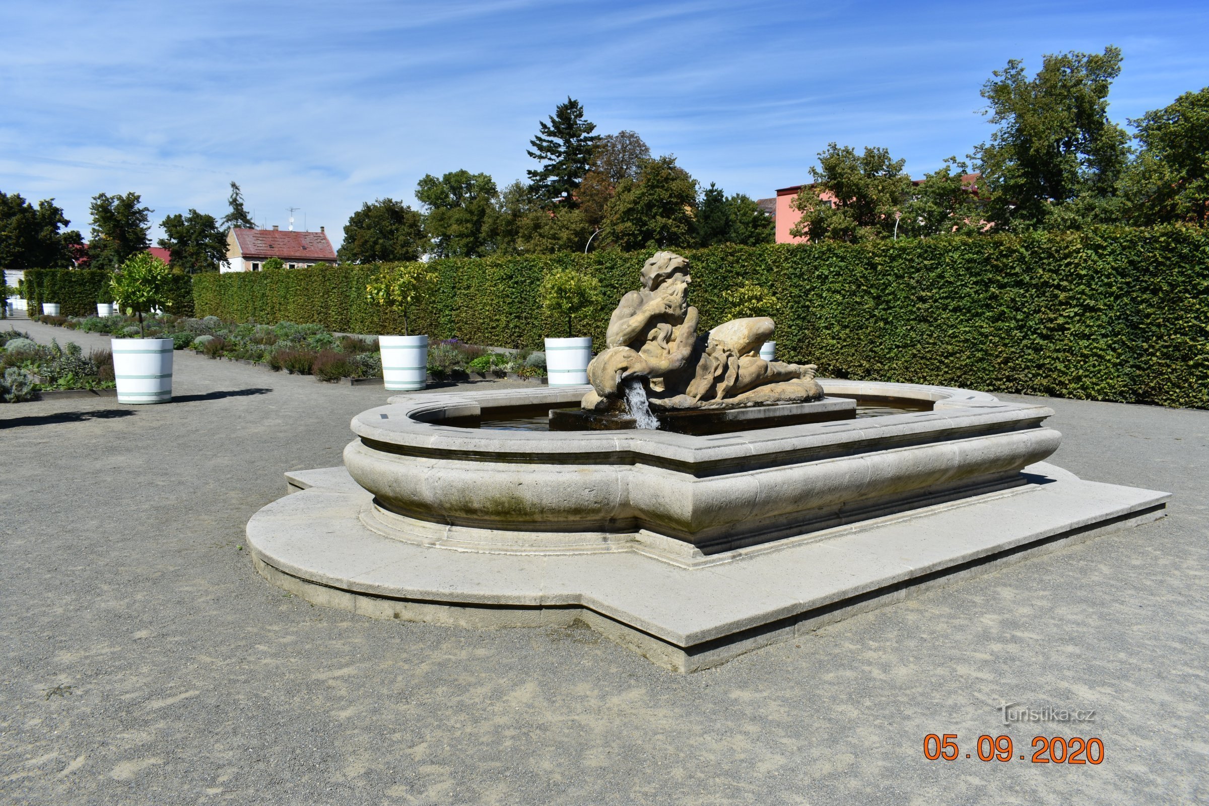 Jardín de flores (Libosad) en Kroměříž