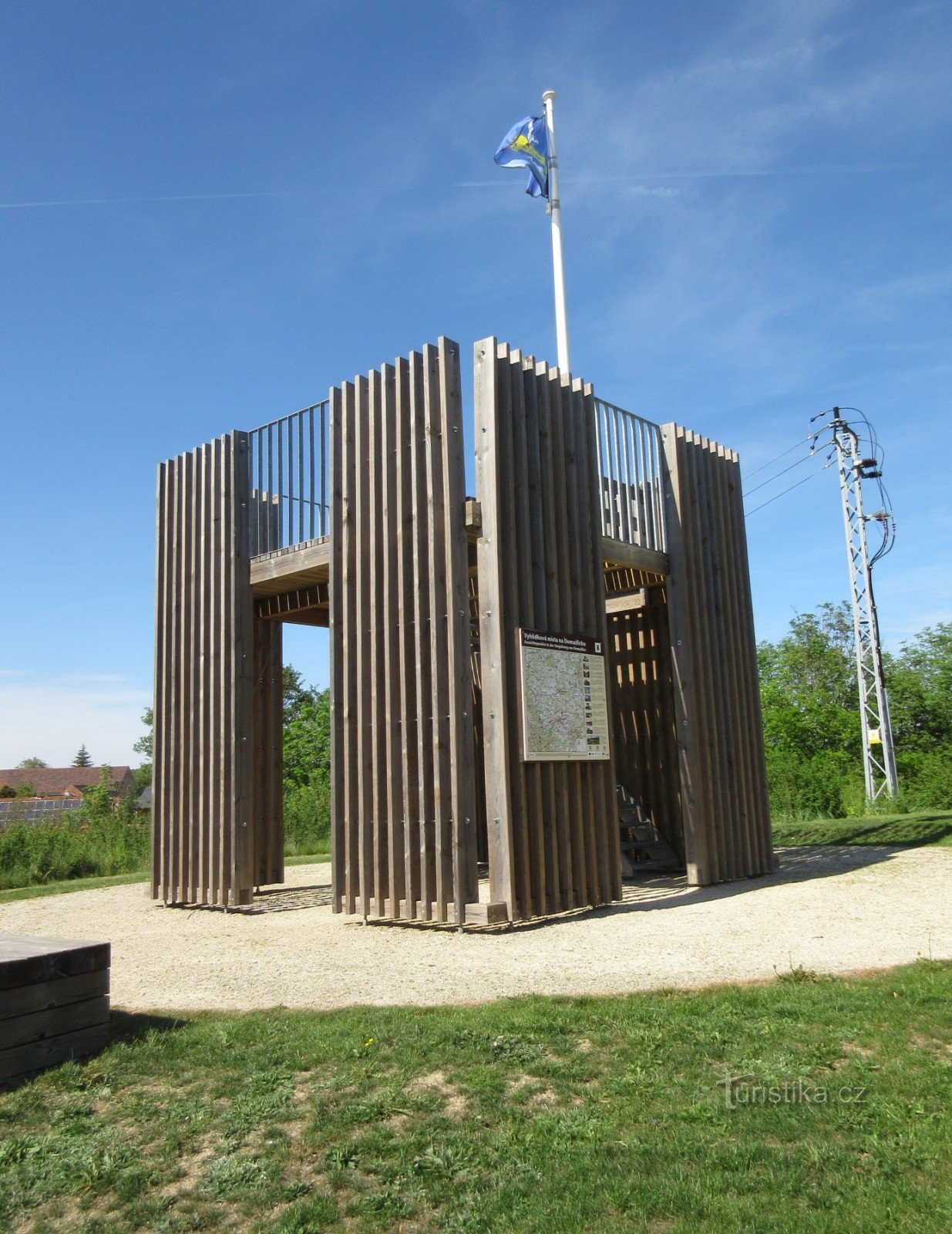 Kvíčovice – historia, monument och utsiktsplats