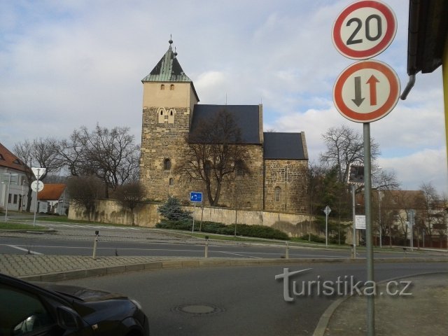 Kyje - kyrkan St. Bartolomeus