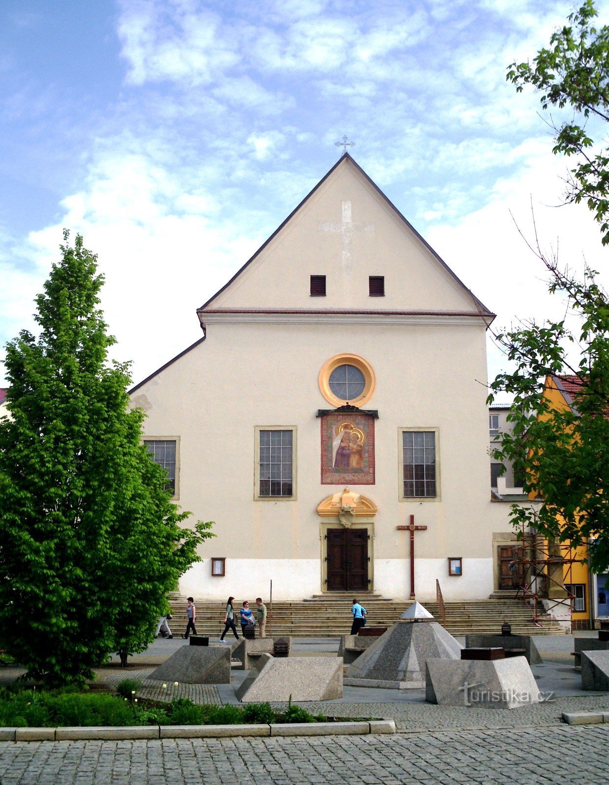 Kyjov - Jomfru Marias himmelfartskirke og de hellige Cyril og Methodius