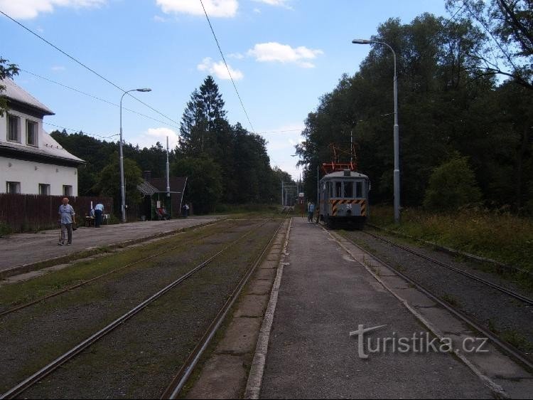 Kyjovice - Porubka：5 号电车站