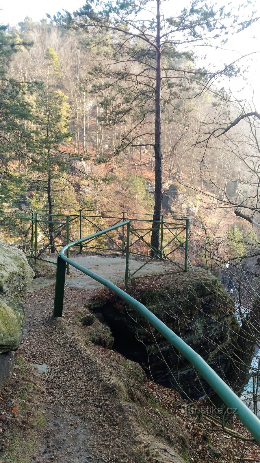 Miradouros do Elba em Hřensk.