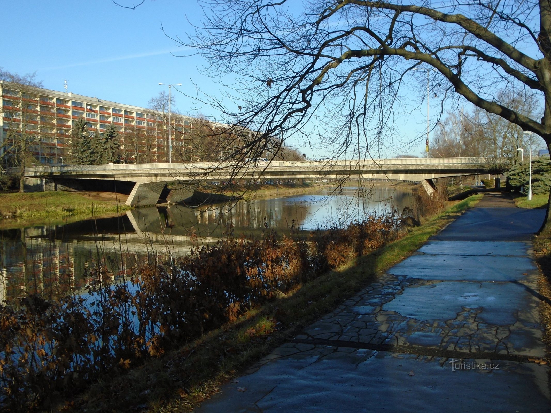 Elbbrücke (Hradec Králové, 31.12.2018)