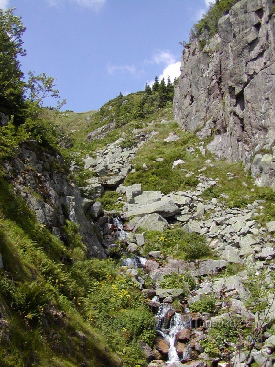 Elbe waterfall