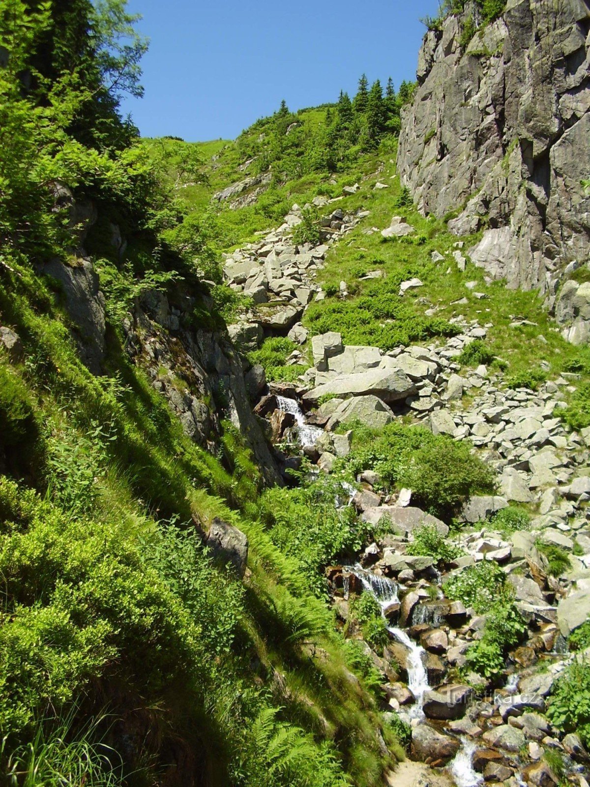 Elbe waterfall